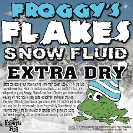 Froggy'S Fog Extra Dry Snow Fluid - 4 Gallon Case SN-EX-4
